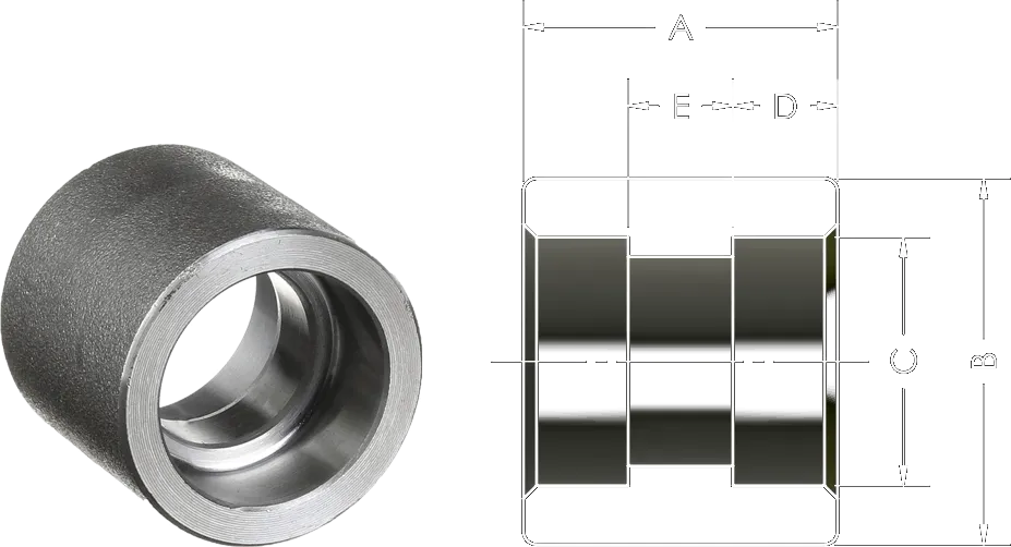 SWP (Socket Weld Pipe) to SWP Adapters