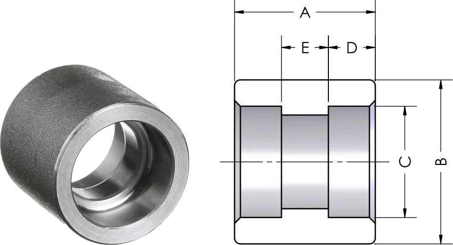 SWP (Socket Weld Pipe) to SWP Adapters